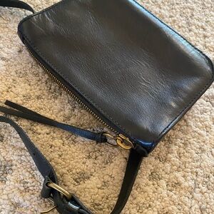 Madewell Black Leather Belt Bag
